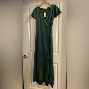 Baltic born green olive maxi dress